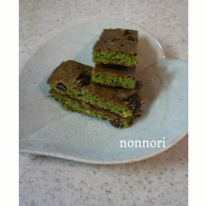 Hmで簡単 濃厚抹茶スティックブラウニー レシピ 作り方 By Nonnori 楽天レシピ